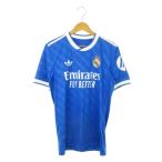  не использовался товар adidas originals Sard форма опора джерси Real mado Lead игра рубашка короткий рукав общий рисунок футбол S синий 