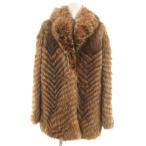  No-brand меховое пальто лиса мех средний длина шаль цвет 11 чай Brown /NU #GY18 женский 