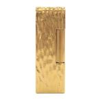 ダンヒル dunhill ガスライター 喫煙具 タバコ ローラー式 総柄 ゴールド色 黒 ブラック /XZ ■GY18 その他