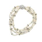  No-brand товар браслет аксессуары Silver925 поддельный pearl silver цвет розовый #GY18 /MQ женский 