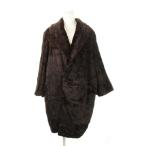 ショッピング毛皮 ナカムラファー nakamura fur ファーコート ミンクファー 毛皮 ショールカラー ロング丈 和装 SM 茶 ブラウン /MN7 ■GY18 レディース