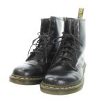 ドクターマーチン DR.MARTENS 8ホール ショートブーツ スムースレザー 24cm 黒 ブラック 1460 /MN2 ■GY40 レディース