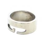 グッチ GUCCI 指輪 アクセサリー リング ロゴ Silver925 シルバー色 ■GY18 /MQ ■OH メンズ