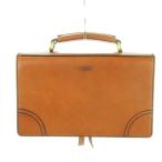  Takeo Kikuchi TAKEO KIKUCHI ручная сумочка ручная сумочка кожа перфорирование Logo type вдавлено . чай Brown /MN16 #GY18 мужской 