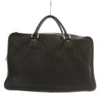 p Rely PRARE сумка "Boston bag" кожа вязаный чай цвет Brown /XZ #GY18 мужской 