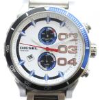 ショッピングdiesel ディーゼル DIESEL DZ-4313 腕時計 ウォッチ クォーツ クロノグラフ カレンダー付き ラウンド シルバー色 ■GY18 /MQ メンズ