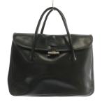 ショッピングロンシャン ロンシャン LONGCHAMP ロゾ ハンドバッグ トート レザー フラップ トグル 黒 ブラック /XZ ■GY18 レディース