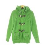  Burke Bark полупальто "даффл коут" вязаный f-ti кривошип кнопка толстый S зеленый зеленый /AO9 #GY18 мужской 