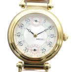 セイコー SEIKO 8E38-0020 ヌーヴォ 腕時計 ヴィンテージ ウォッチ クォーツ スモセコ 白文字盤 レザーベルト ゴールドカラー 金色