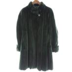  Enba EMBA меховое пальто длинный длина внешний стриженая норка норка мех мех F зеленый зеленый /PP #GY18 женский 