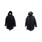 ショッピングバーバリー バーバリー ロンドン ダウンコート ロング丈 リバーシブル チェック柄 フード付き L 紺 ネイビー チャコールグレー BBN10-120-09