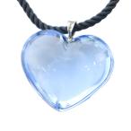 ショッピングバカラ バカラ Baccarat ネックレス アクセサリー ペンダント ロゴ クリスタルハート 青 ブルー ■GY11 /MQ レディース