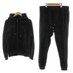 unopyuunoug.-retore relax выставить велюр джерси Zip Parker тренировочный heavy велюр брюки-джоггеры L чёрный 