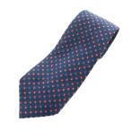  Chanel CHANEL галстук постоянный Thai Logo общий рисунок шелк шелк темно-синий темно-синий #GY18 /MQ мужской 