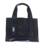 ショッピングトリーバーチ トリーバーチ TORY BURCH トートバッグ ハンド ナイロン エナメル ロゴ 紺 ネイビー /XZ ■GY11 レディース