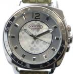 コーチ COACH CA.64.7.14.0606 腕時計 ウォッチ クォーツ シグネチャー シルバー色 ■GY18 /MQ レディース