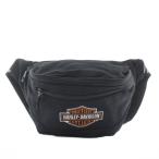 ショッピングハーレーダビッドソン ハーレーダビッドソン HARLEY DAVIDSON ウエストバッグ ボディバッグ ナイロン ロゴ 刺繍 黒 ブラック /XZ ■GY18 メンズ