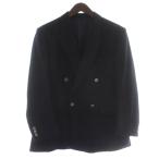 ショッピングdior Christian Dior テーラードジャケット ブレザー ウール ダブル 4B 総裏地 肩パッド サイドベンツ ロゴボタン AB-4 92-82-165 M 紺