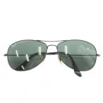  RayBan RAY BAN Cockpit COCKPIT очки солнцезащитные очки metal рама цвет линзы two Bridge Logo 59*14 чёрный RB3362