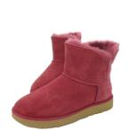 未使用品 アグ UGG CLASSIC CUFF MINI クラシック カフ ミニ ムートン ブーツ 24cm 赤 レッド 1016417 /CK10 ■GY18 レディース