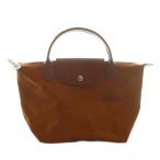 ショッピングロンシャン ロンシャン LONGCHAMP ハンドバッグ レザー 本革 ブラウン 折りたたみ可能 /AQ ■OS ■GY18 レディース