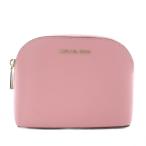 ショッピングマイケル マイケルコース MICHAEL KORS ポーチ 化粧ポーチ レザー ロゴ ゴールド金具 ピンク 32S9LF9T1L /XZ ■GY18 レディース