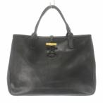 ロンシャン LONGCHAMP ロゾ ハンドバッグ レザー 本革 黒 ブラック /CK23 ■GY18 レディース