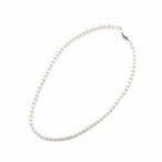 ショッピング真珠 アコヤ真珠 パール ネックレス アクセサリー Silver925 5mm珠 シルバー ■GY11 /MQ レディース