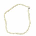  колье пресная вода жемчуг жемчуг 3mm SILVER металлические принадлежности белый белый /KW #GY11 женский 