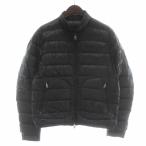 MONCLER LONGUE SAISON ACORUS ダウンジャケット アウター ナイロン ジップアップ ロゴ ワッペン 2 L 黒 B10914135499 53029