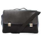 ダンヒル dunhill ビジネスバッグ ブリーフケース ショルダー レザー 切替 黒 ブラック /AE ■GY13 メンズ