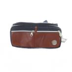 ショッピングオロビアンコ 未使用品 オロビアンコ OROBIANCO AUGUSTINO 10 HE PL-B ショルダーバッグ 斜めがけ ボディバッグ レザー ロゴ 茶 ブラウン 紺