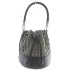 ショッピングJACOBS マークジェイコブス MARC JACOBS ハンドバッグ バケットバッグ キャンバス レザー ロゴ 総柄 ベージュ 黒 H603M06RE22 261