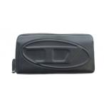 ディーゼル DIESEL 長財布 ウォレット レザー ロゴ ラウンドファスナー 黒 ブラック X08432 PR818 T8013 ■GY11 /MQ メンズ