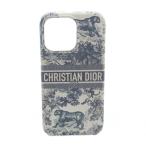 クリスチャンディオール Christian Dior トワルドジェイ iphone13 PRO スマホケース 携帯アクセサリー 総柄 紺 ネイビー 白 ホワイト
