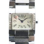 ヴァンドーム VENDOME ヴァンドーム青山 腕時計 ウォッチ 14P ダイヤベゼル クォーツ スクエア シェル文字盤 シルバーカラー 銀色