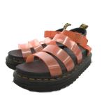 ドクターマーチン DR.MARTENS サンダル シューズ UK 4 黒 ブラック 厚底 ストラップ /FF ■GY18 レディース