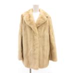 ジョセフィーヌ Josephine ミンクファーコート 毛皮 ミドル丈 9 白 ホワイト 黄 イエロー /JS ■GY18 レディース