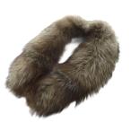  muffler мех пелерина лиса мех чай Brown /KW #GY18