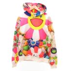 ショッピング村上 Jバルビン J.Balvin 村上隆 コラボ カイカイキキ フラワー パーカー スウェット 花柄 総柄 M マルチカラー /JS ■GY18 メンズ