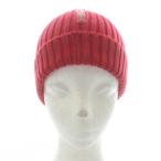 プラダスポーツ PRADA SPORT ニットキャップ 帽子 ビーニー ウール ロゴ 赤 レッド /XZ ■GY11 その他