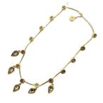 ji van si.GIVENCHY Vintage колье стразы цветной камень biju- цвет камень аксессуары Gold цвет золотой цвет 