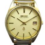 セイコー SEIKO KING QUARTZ キングクォーツ 4822-8110 腕時計 ウォッチ カレンダー付き デイト ゴールドカラー 金色 /MQ メンズ