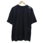フェンディ FENDI ROMA Tシャツ 半袖 ロゴ L 紺 ネイビー /JS ■GY18 メンズ