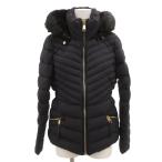 ショッピングHILFIGER トミーヒルフィガー TOMMY HILFIGER ダウンジャケット ジップアップ エコファー 11 紺 ネイビー /JS ■GY18 レディース