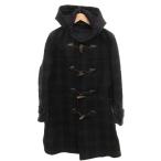 Van ja Kett VAN JAC полупальто "даффл коут" черный часы tartan проверка LL темно-синий темно-синий зеленый зеленый /JS #GY13 мужской 