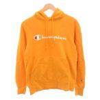 Champion CHAMPION тренировочный футболка Parker f-ti Logo принт вышивка длинный рукав M желтый желтый /FF #GY18 мужской 