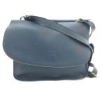 イルビゾンテ IL BISONTE ショルダーバッグ クロスボディ 斜め掛け レザー 革 青 ブルー /FF ■GY11 レディース