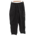 ショッピングsupreme シュプリーム SUPREME 24SS Full Zip Baggy Warm Up Pant フルジップ バギー ウォームアップ パンツ ナイロン ロゴプリント M 黒