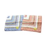 フェンディ FENDI スカーフ ストール 2枚セット ロゴ 総柄 マルチカラー ■GY18 /MQ ■OH レディース